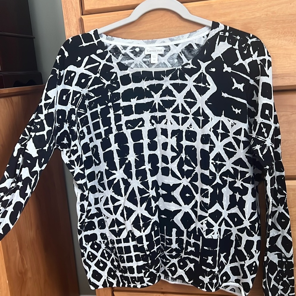 Garnet Hill silk sweater